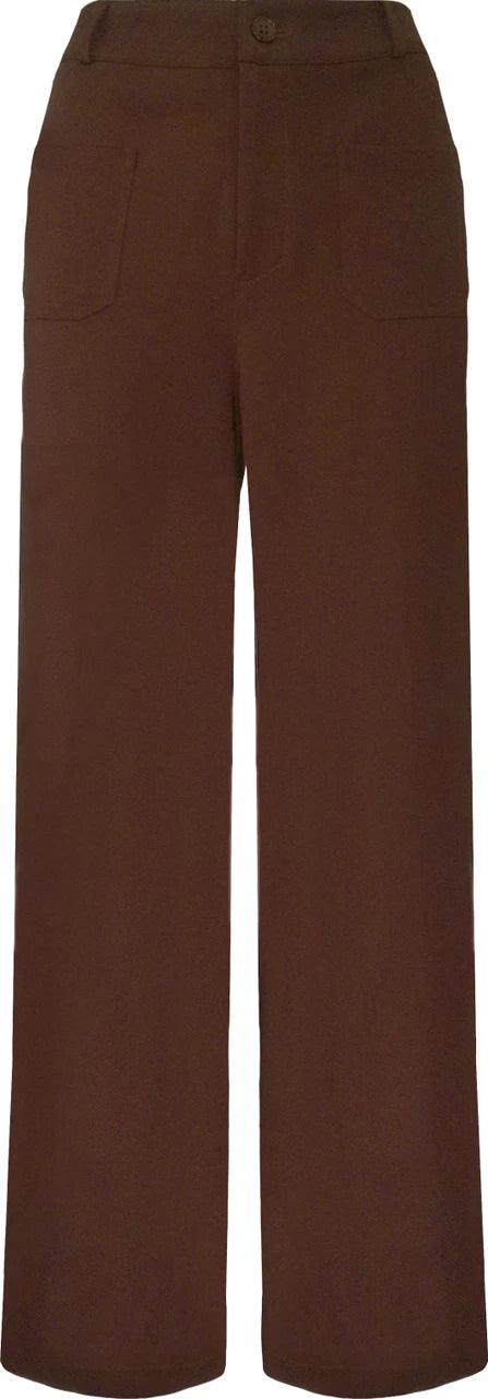 BCP5703CB Cropped Straight Leg Scuba Pant