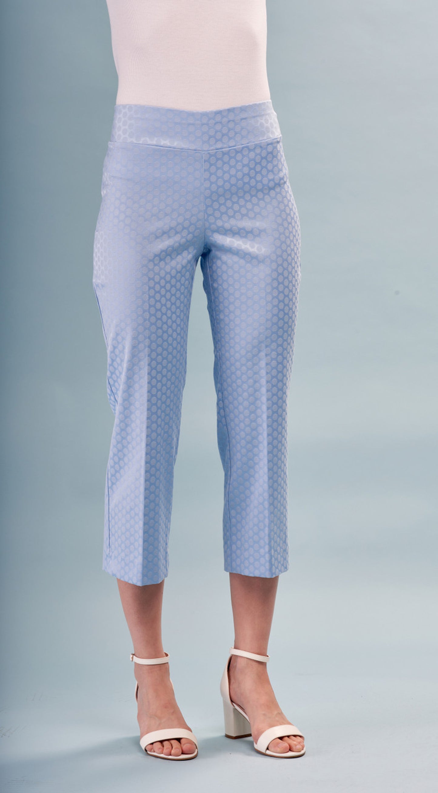 JACQUARD DOT BLUE
