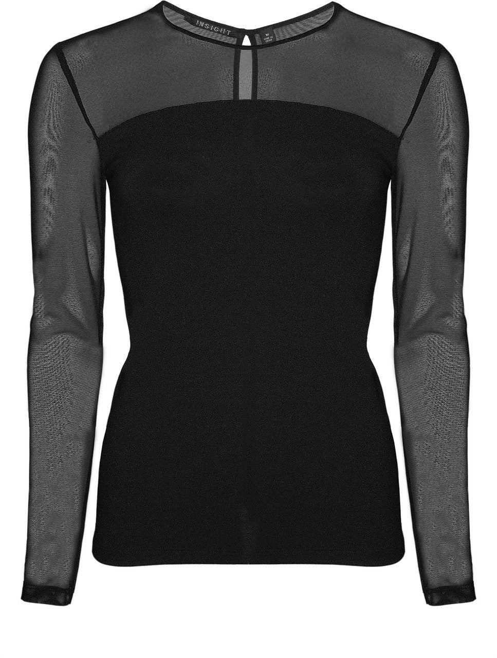 BCT2606A Long Sleeve Mesh Top