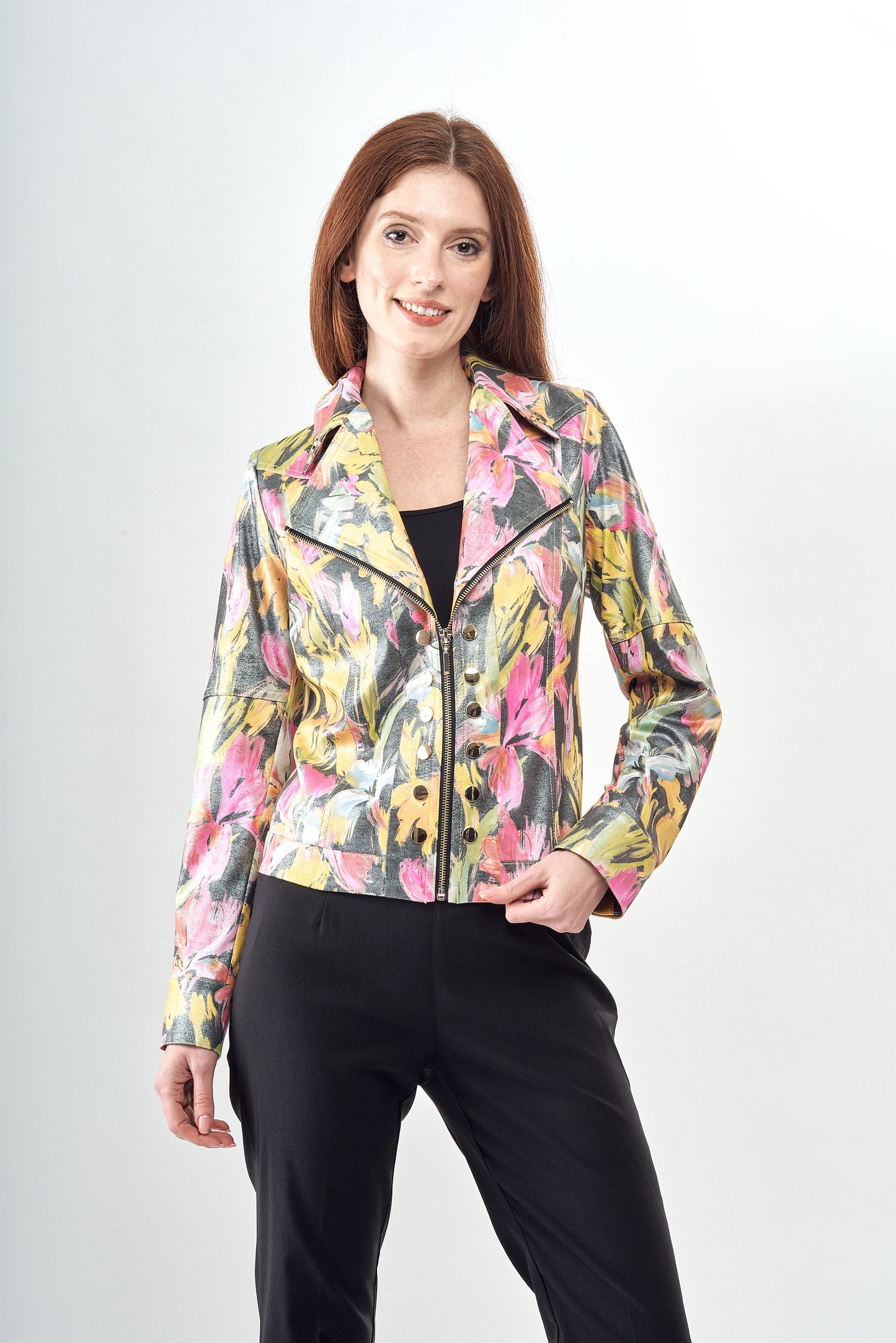 Liquid Multi Color Floral