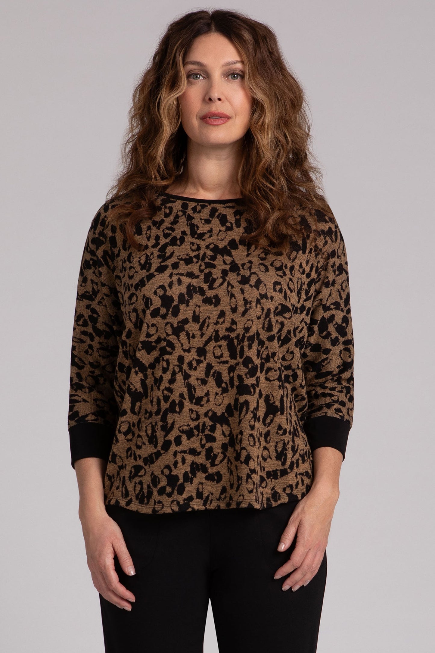 Animal Sweater Nu Cinch Top
