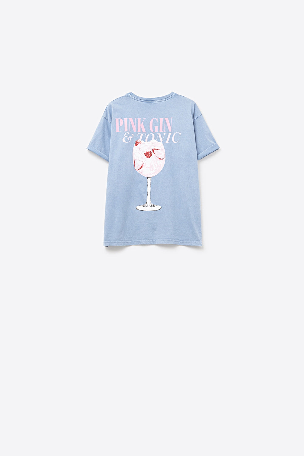 Blue Short Sleeve PINK TONIC T-Shirt