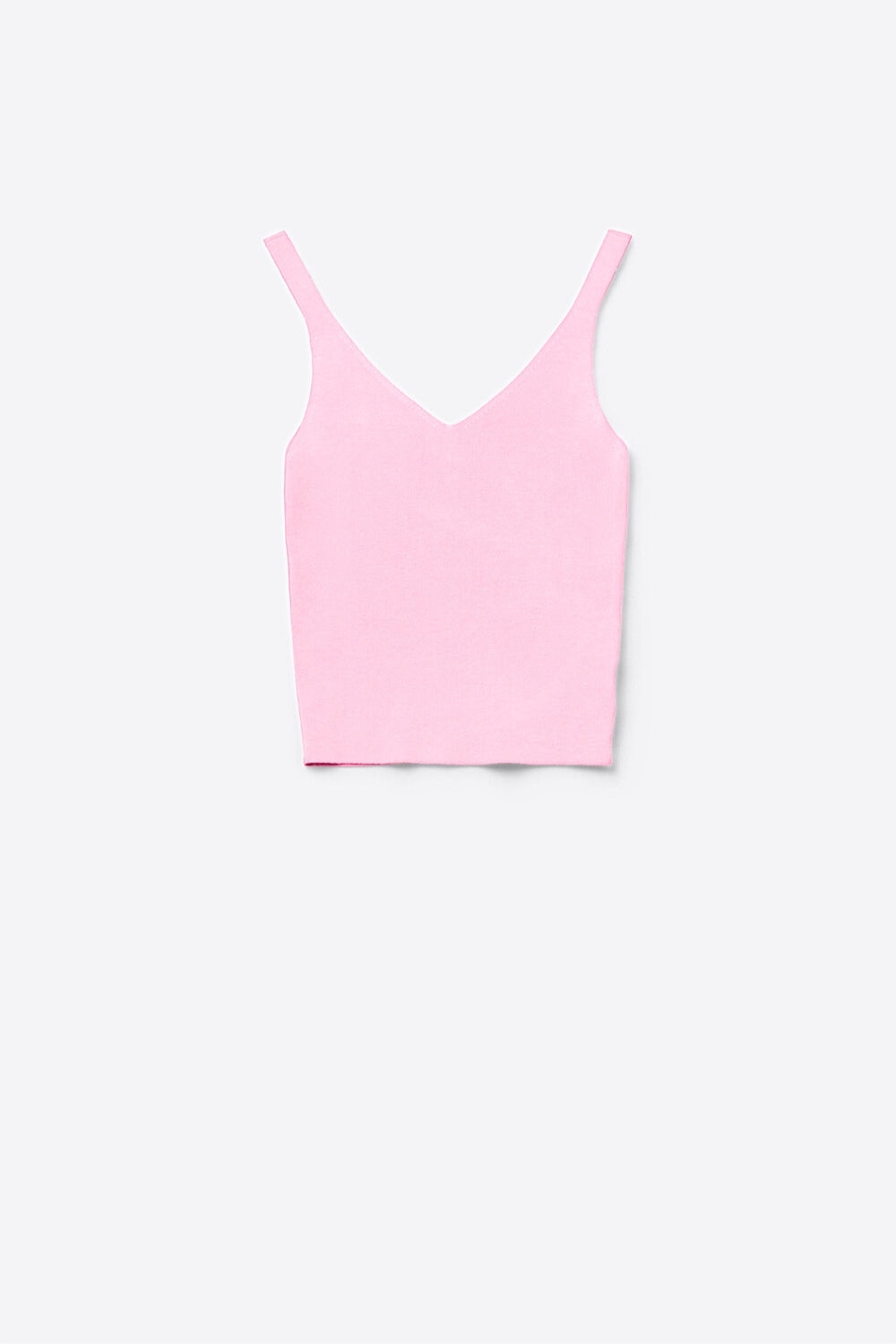 Comfy Ribbed knitted  Tank Top in pink