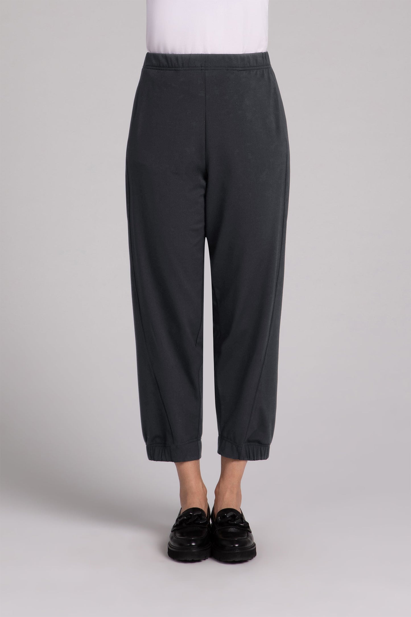 Fleece Back Jersey Half Cuff Jogger Pant