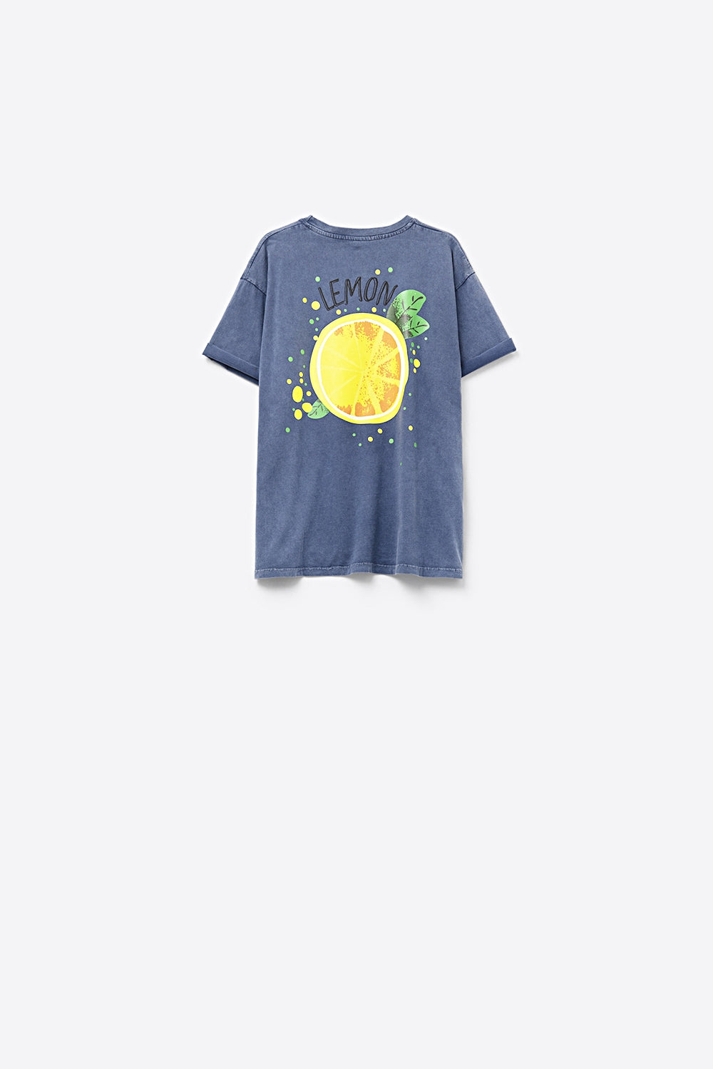 Made in Italy navy t-shirt with Lemon graphic