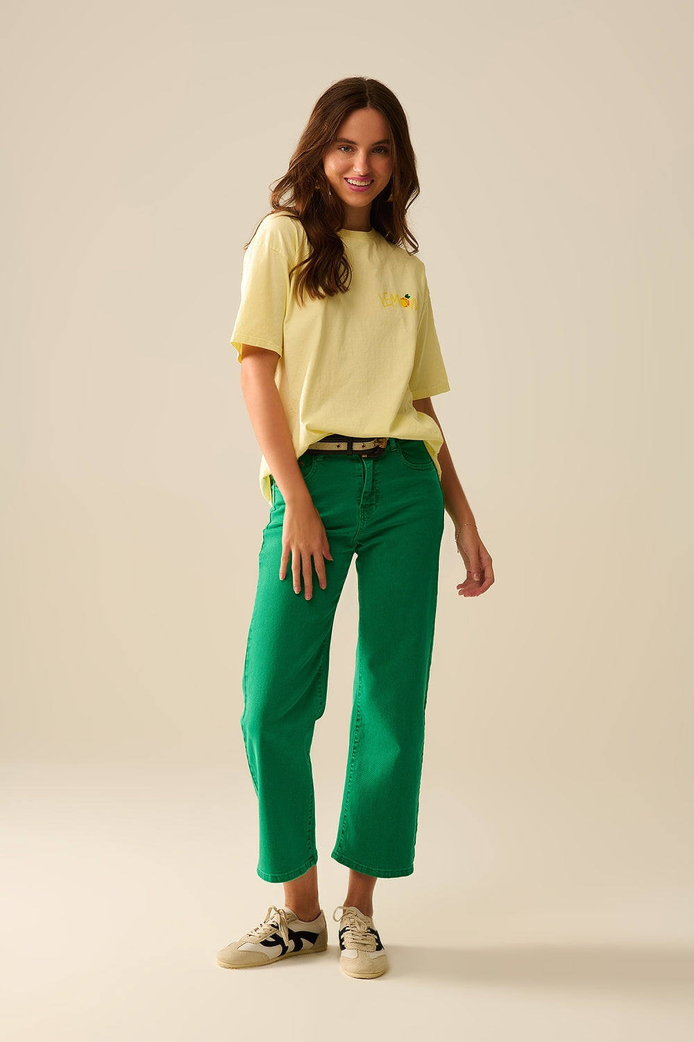 Made in Italy yellow t-shirt with Lemon graphic
