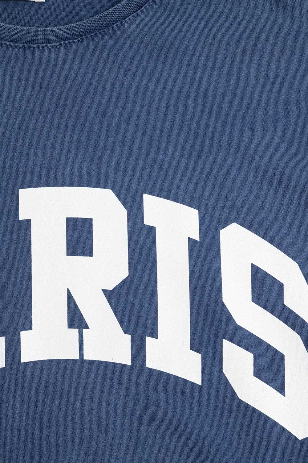 Navy Paris Relaxed T-shirt with White Letters