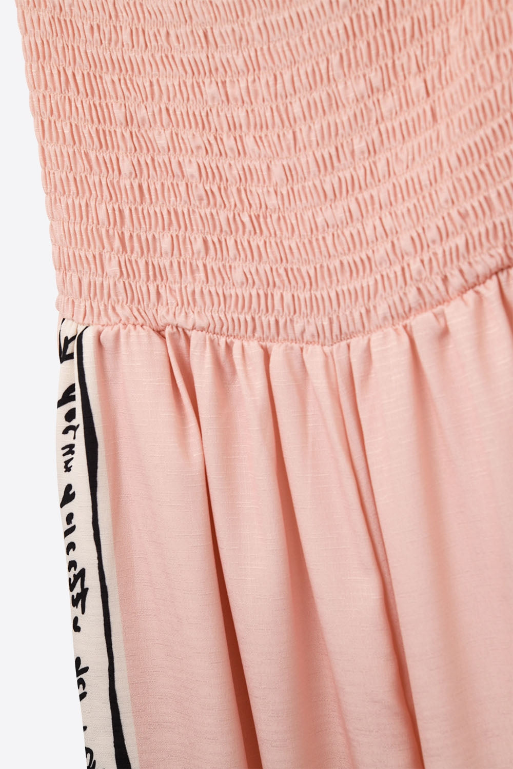 pink summer watercolor print jumpsuit