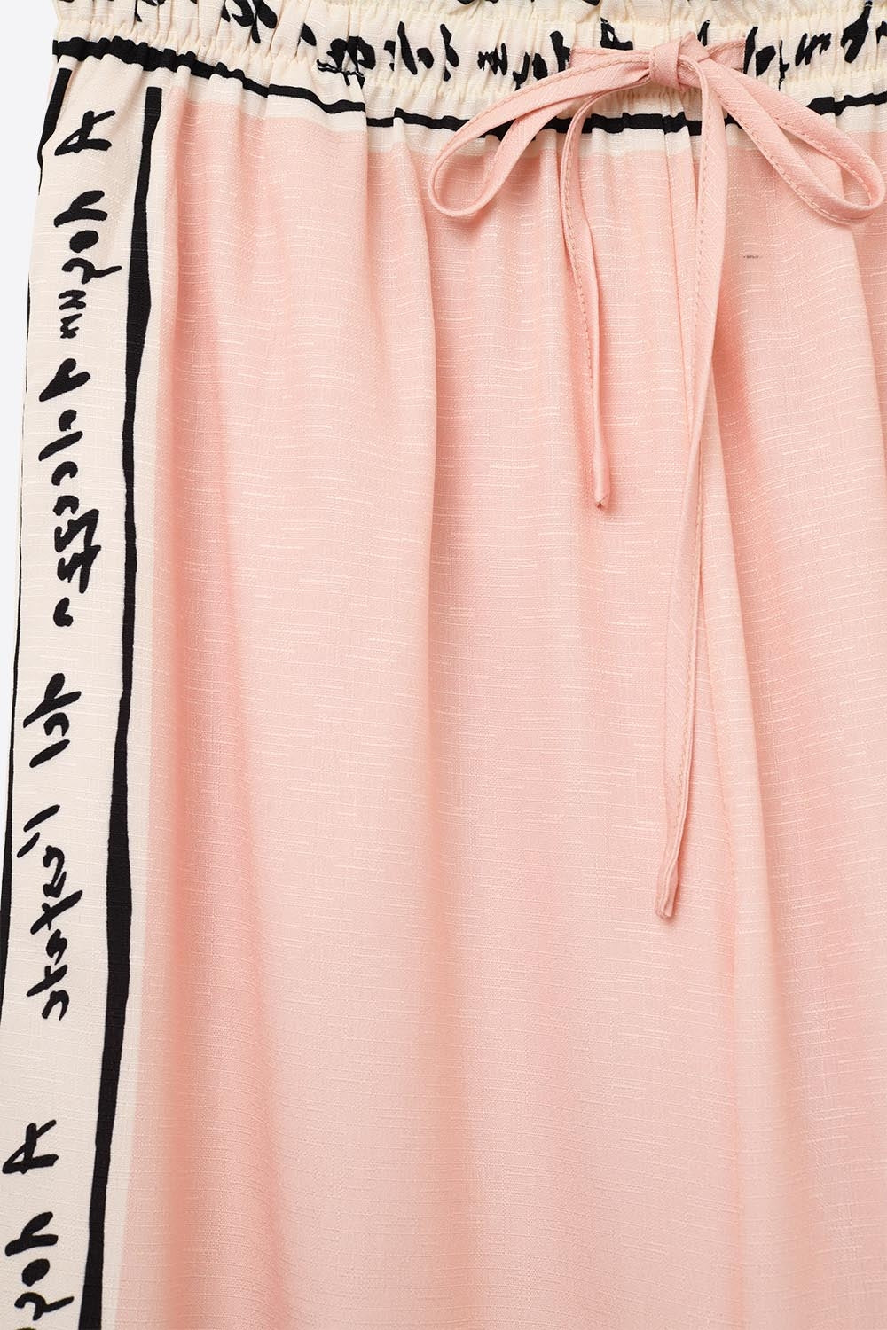 pink summer watercolor print Pants