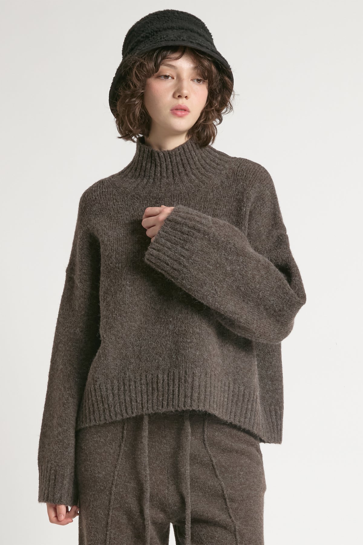 Faux Shearling Bucket Hat