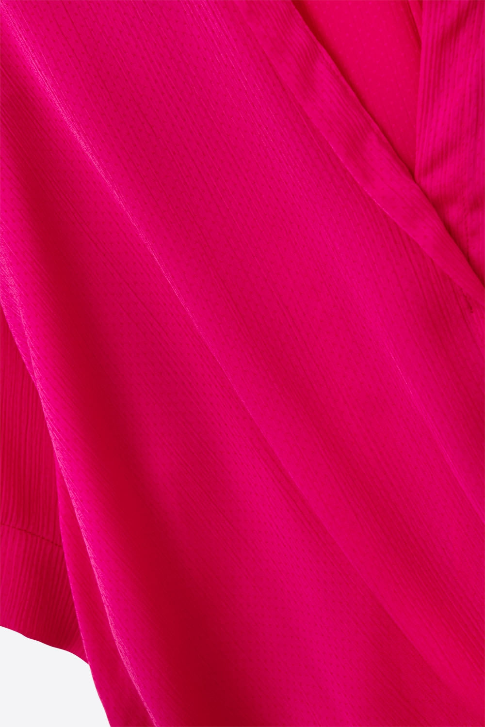 Wrap Front Shirt in Fuchsia