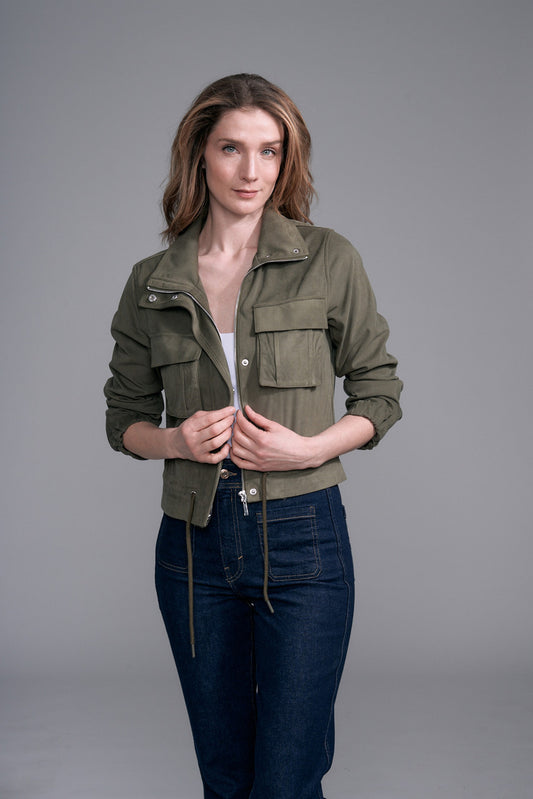 BCJ1833C Drawstring  Jacket