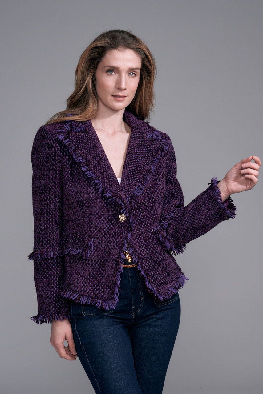 BCJ0907 Tweed Blazer