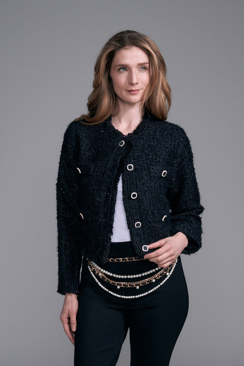 BCJ17615D Wool Tweed Jacket