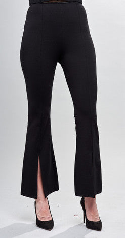BCP8987A Flared Vented Ponté Pants