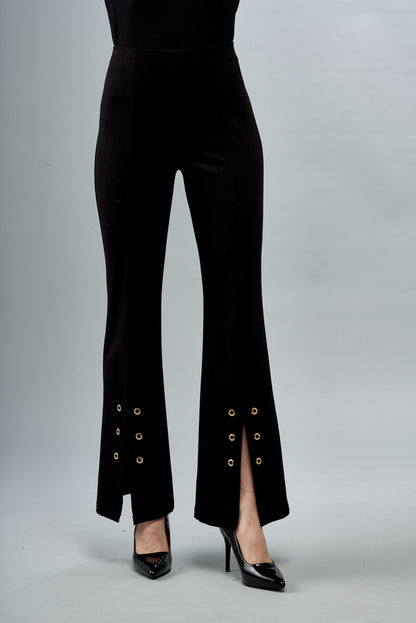 BCP8987G Flared Vented Pants with Grommets