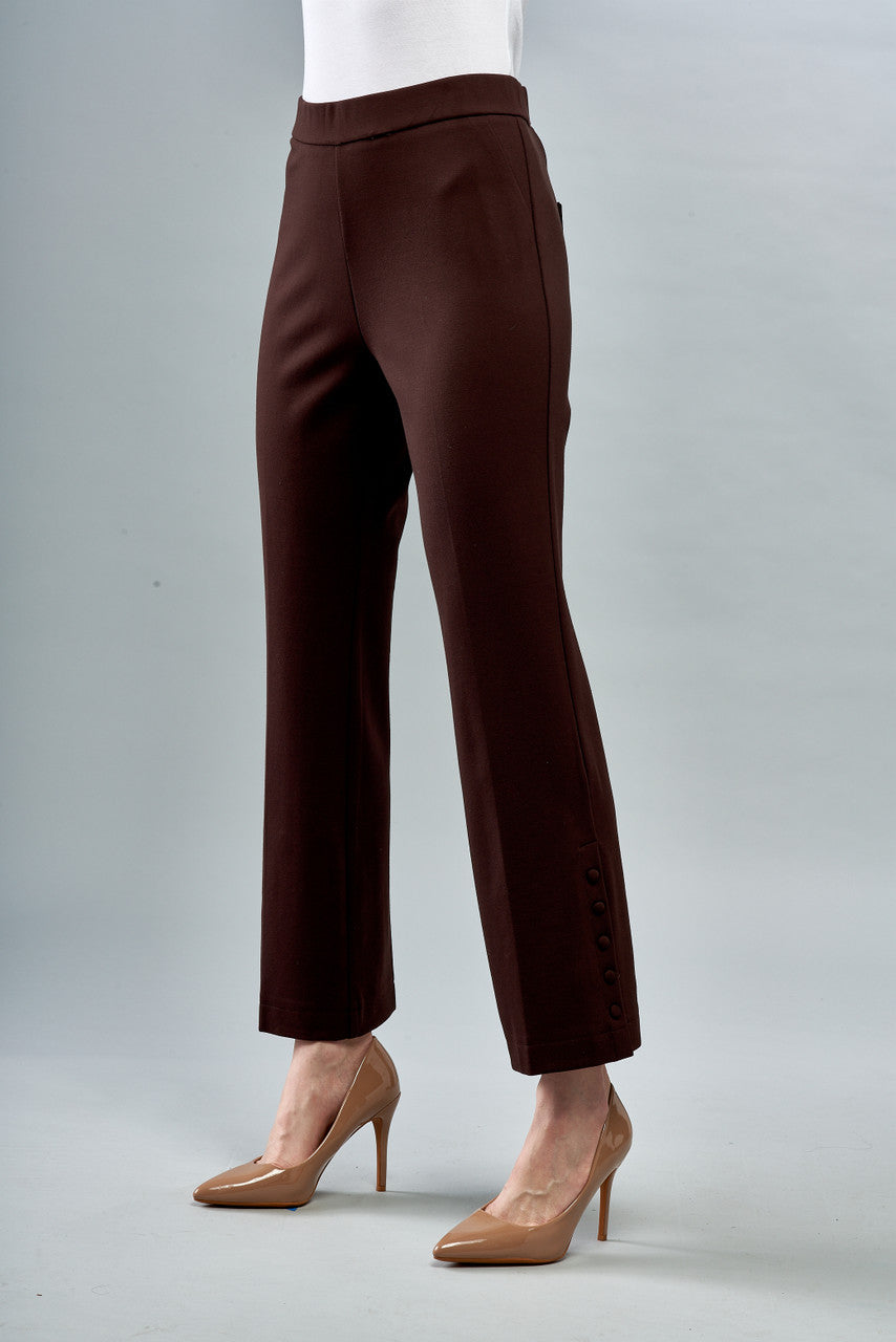 BCP7203A Solid Scuba Pant with Side Buttons