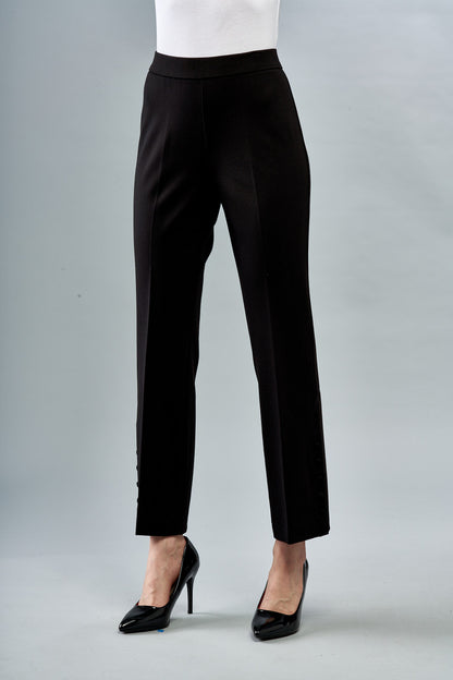 BCP7203A Solid Scuba Pant with Side Buttons