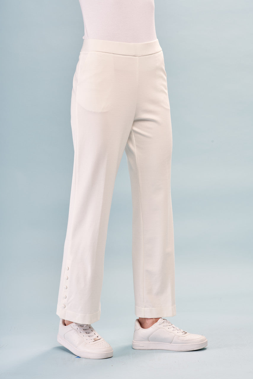 BCP7203A Solid Scuba Pant with Side Buttons