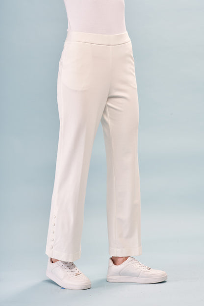 BCP7203A Solid Scuba Pant with Side Buttons