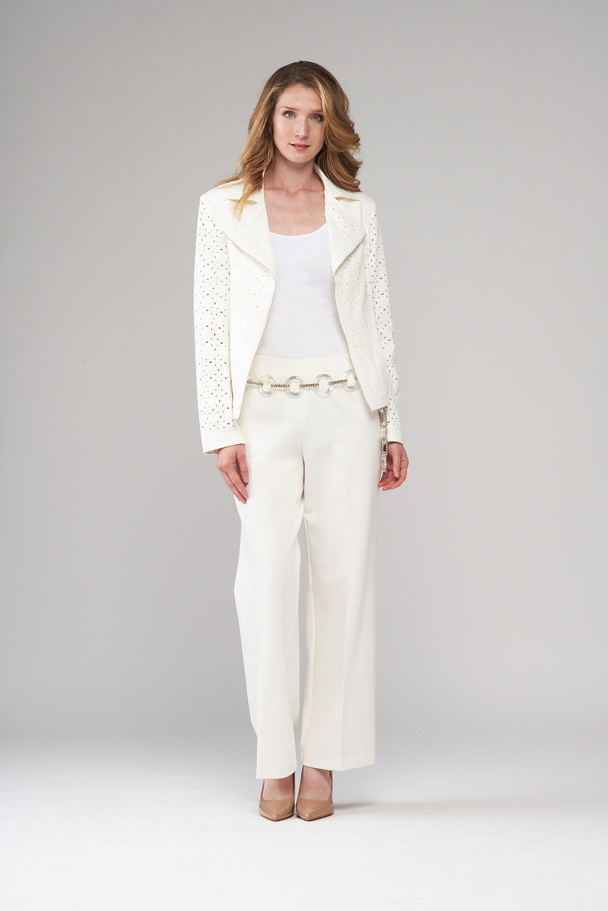 BCJ101A08LZ Vegan Leather Laser Cut Moto