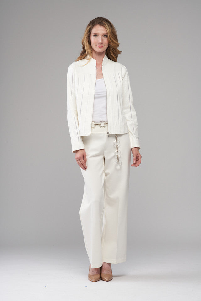 BCJ4736A Faux Vegan Leather Jacket