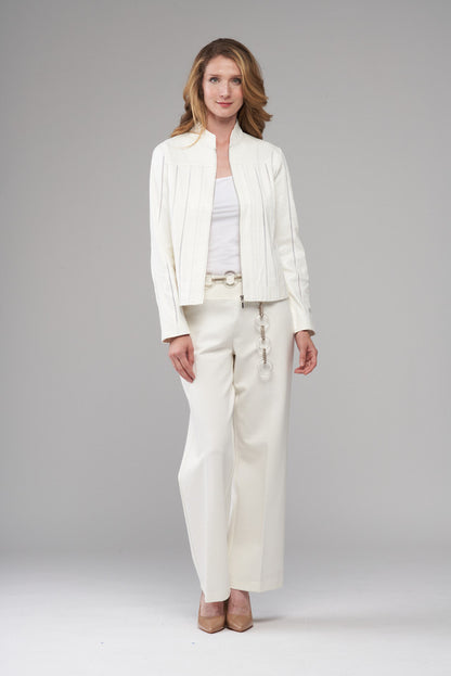 BCJ4736A Faux Vegan Leather Jacket