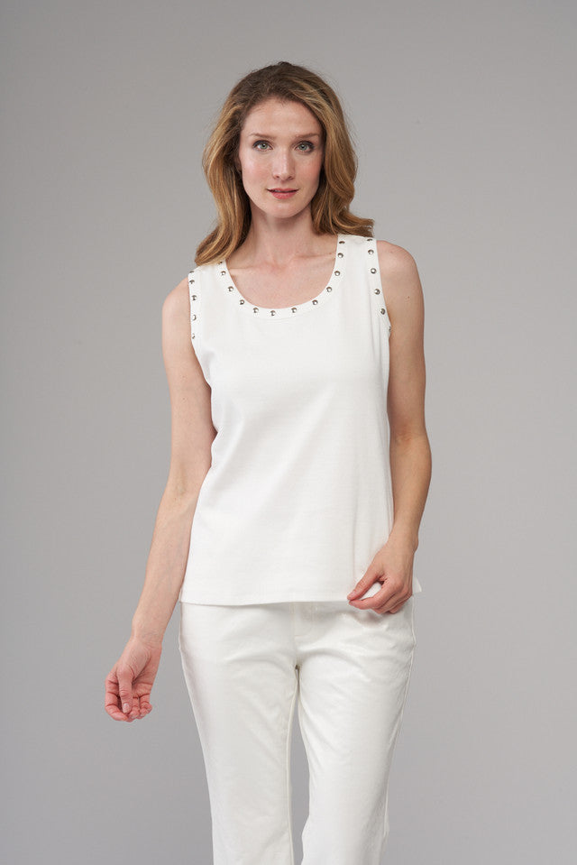 BCT7609A Studded Tank Top