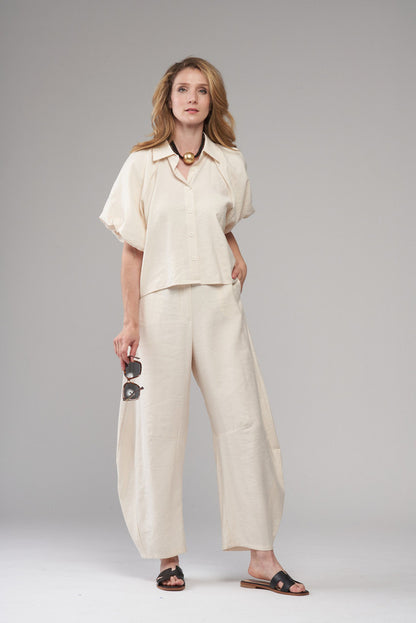 BCP9087 Barrel Leg Pant