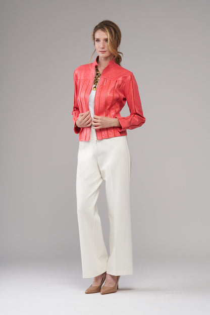 BCJ4736A Faux Vegan Leather Jacket