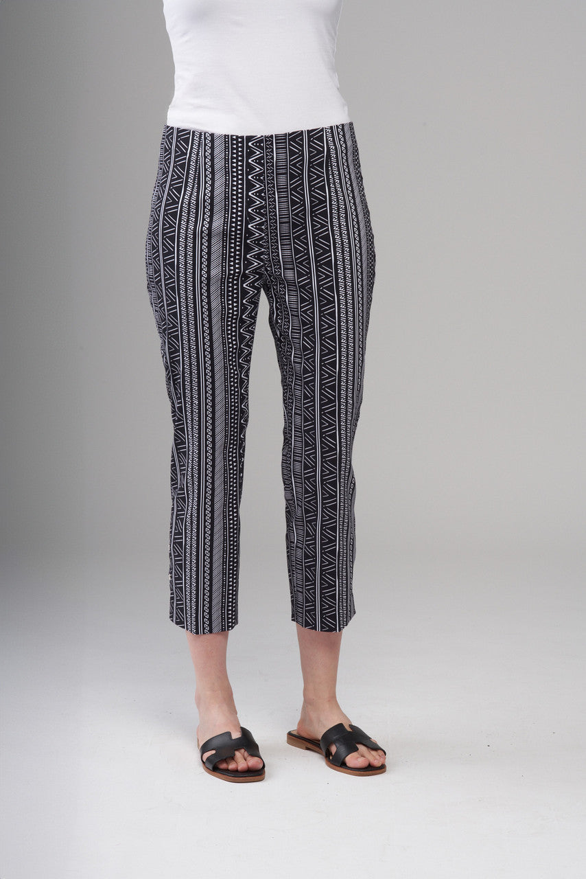 BCP1827PRB Cropped Side Buttons Techno Pants