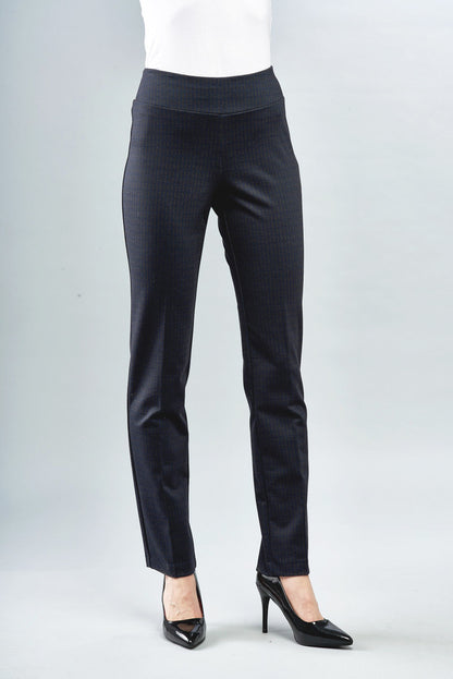 BCP8909PRN Printed Scuba Straight Pants