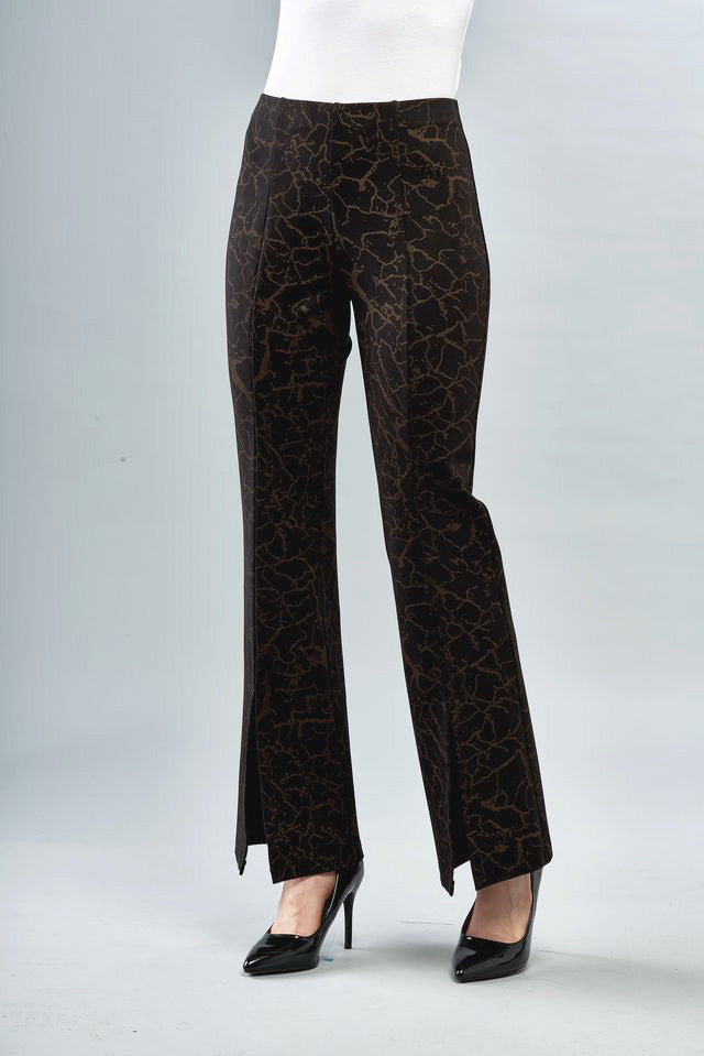 BCP8987PRA Printed Flared Scuba Pants with Vents