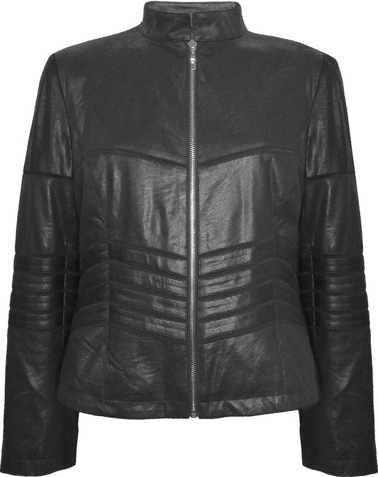 BCJ17689C Vegan Leather with Mesh Details