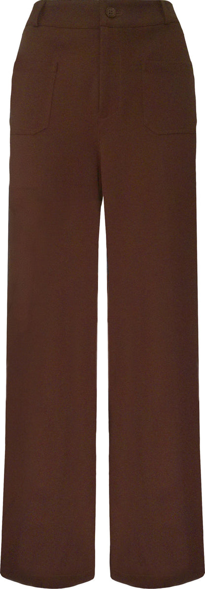 BCP5703CB Cropped Straight Leg Scuba Pant