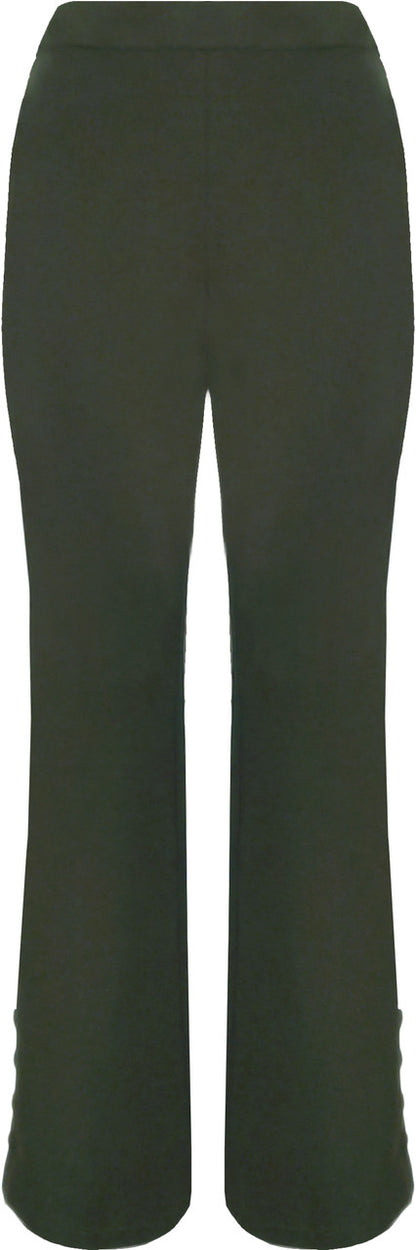 BCP7203A Solid Scuba Pant with Side Buttons