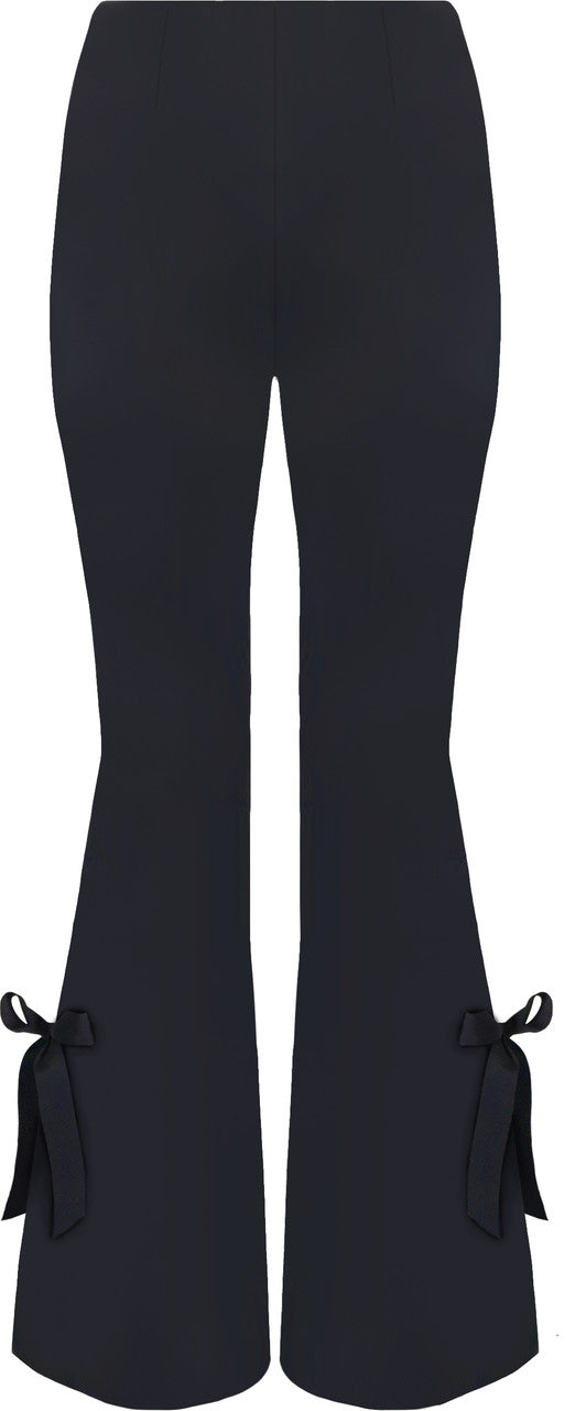 BCP8757 Flared Vented Pants with Bows