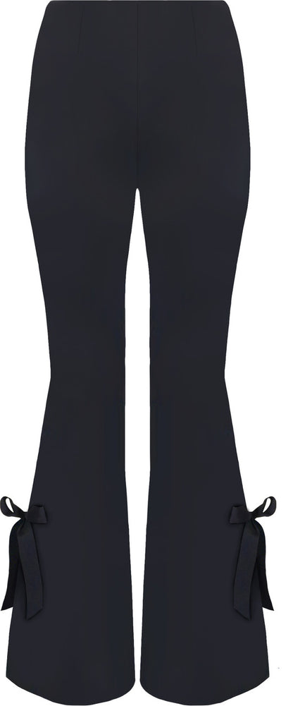 BCP8757 Flared Vented Pants with Bows