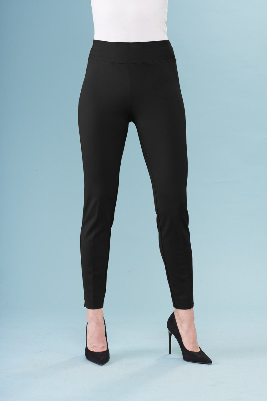 BCP8909SKB Solid Scuba Skinny Pants