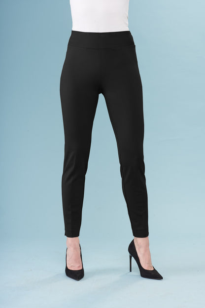 BCP8909SKB Solid Scuba Skinny Pants