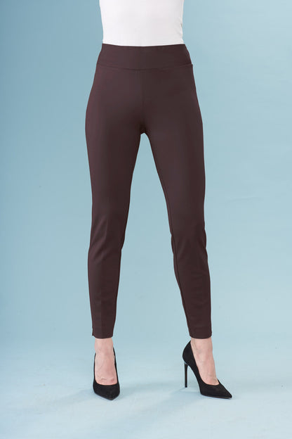 BCP8909SKB Solid Scuba Skinny Pants