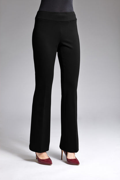 New Olive Pecan Caramel Black BCP8909W Solid Scuba Wide Pants