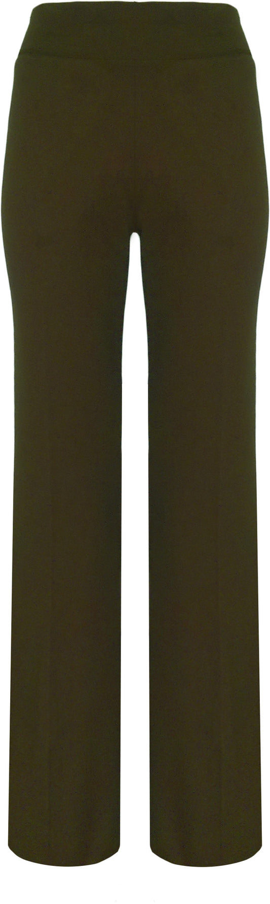 New Olive Pecan Caramel Black BCP8909W Solid Scuba Wide Pants