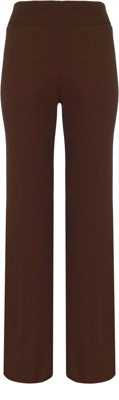 New Olive Pecan Caramel Black BCP8909W Solid Scuba Wide Pants