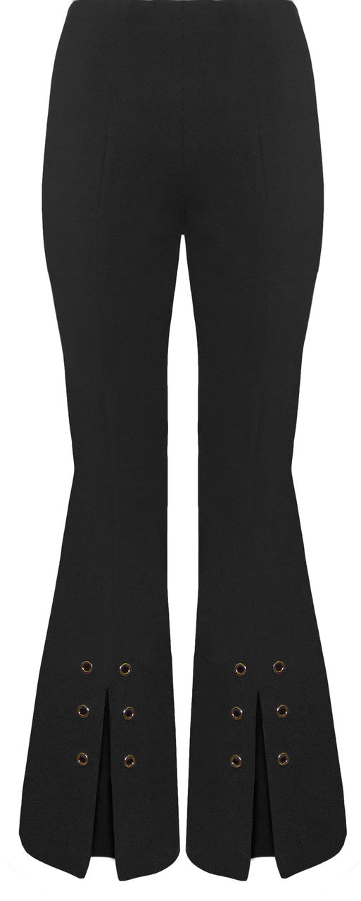 BCP8987G Flared Vented Pants with Grommets