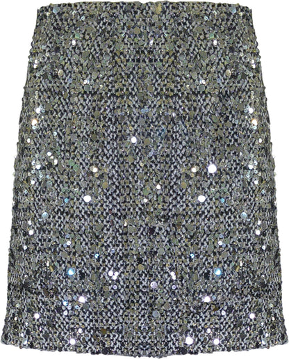 BCS8901B Sequin Mini Skirt