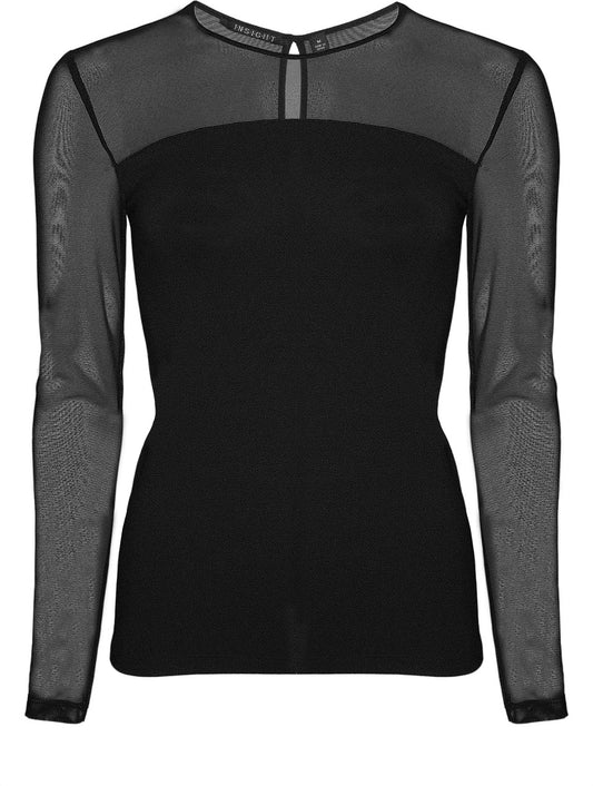BCT2606A Long Sleeve Mesh Top