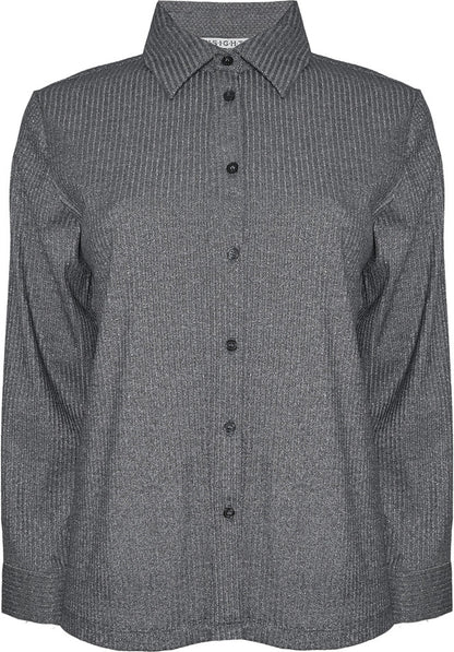 BCT3047 Metallic Button Up Top
