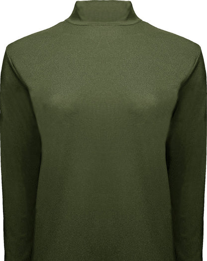 BCT3647 Mock Neck Long Sleeve Top