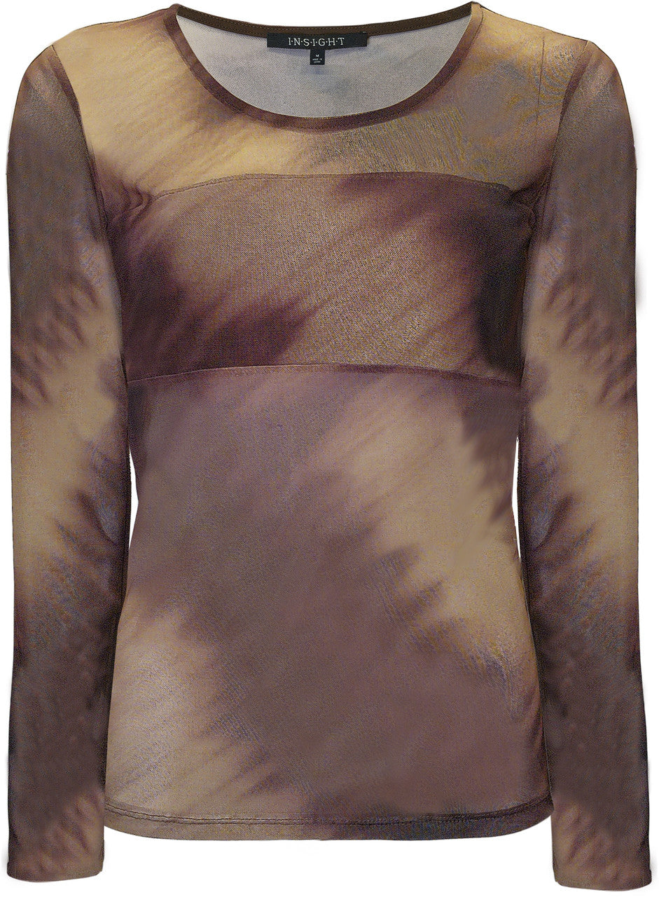 Deset BCT5750 Printed Mesh Top in Desert